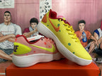 Nike Basketball Shoes in Pink and Volt Yellow