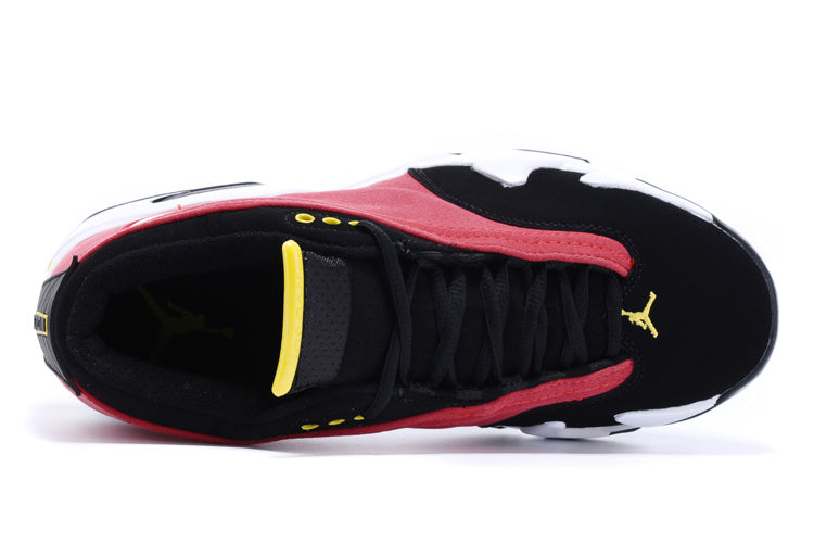 Jordan 14 Low Sneakers in White and Black