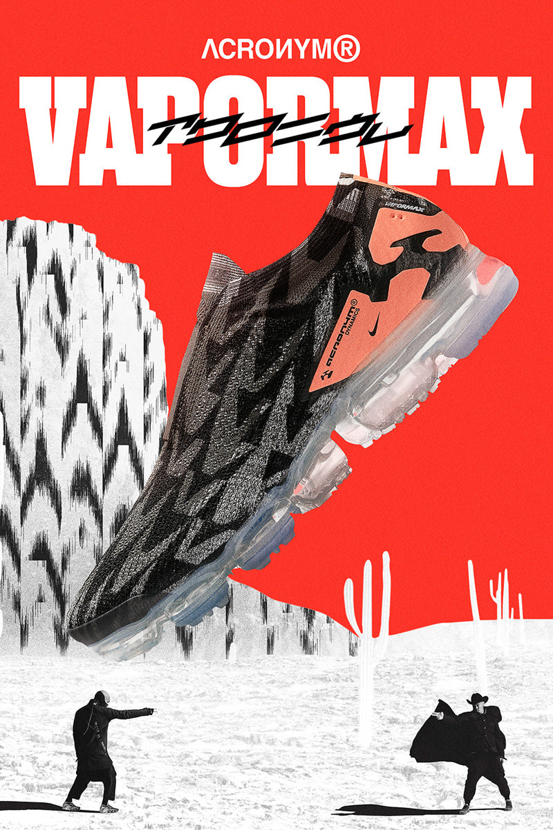 Nike Air VaporMax Moc 2 x ACRONYM Black Coral AQ0996-102