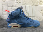 Jordan 6 Travis Scott Blue High-Top Sneakers