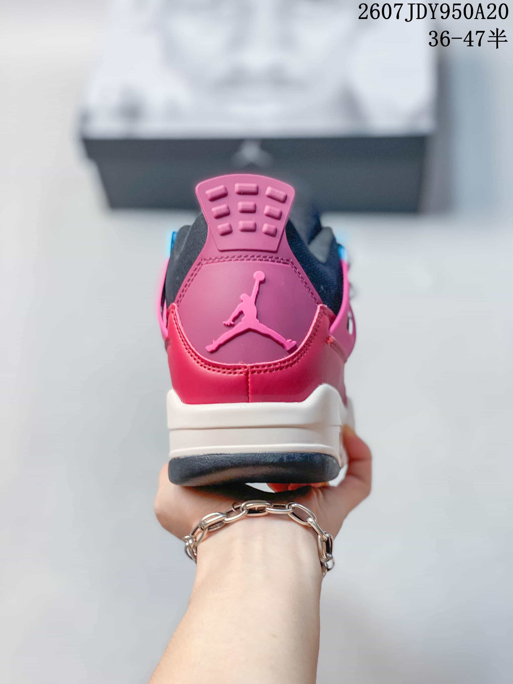Jordan Air Jordan 4 Retro Sneakers Pink Black 2607JDY950A20