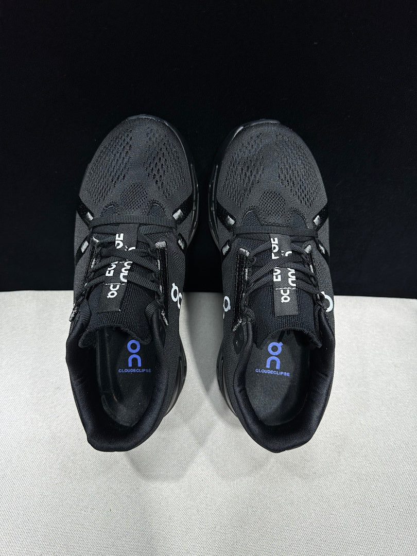On Cloudeclipse Running Shoes, All Black
