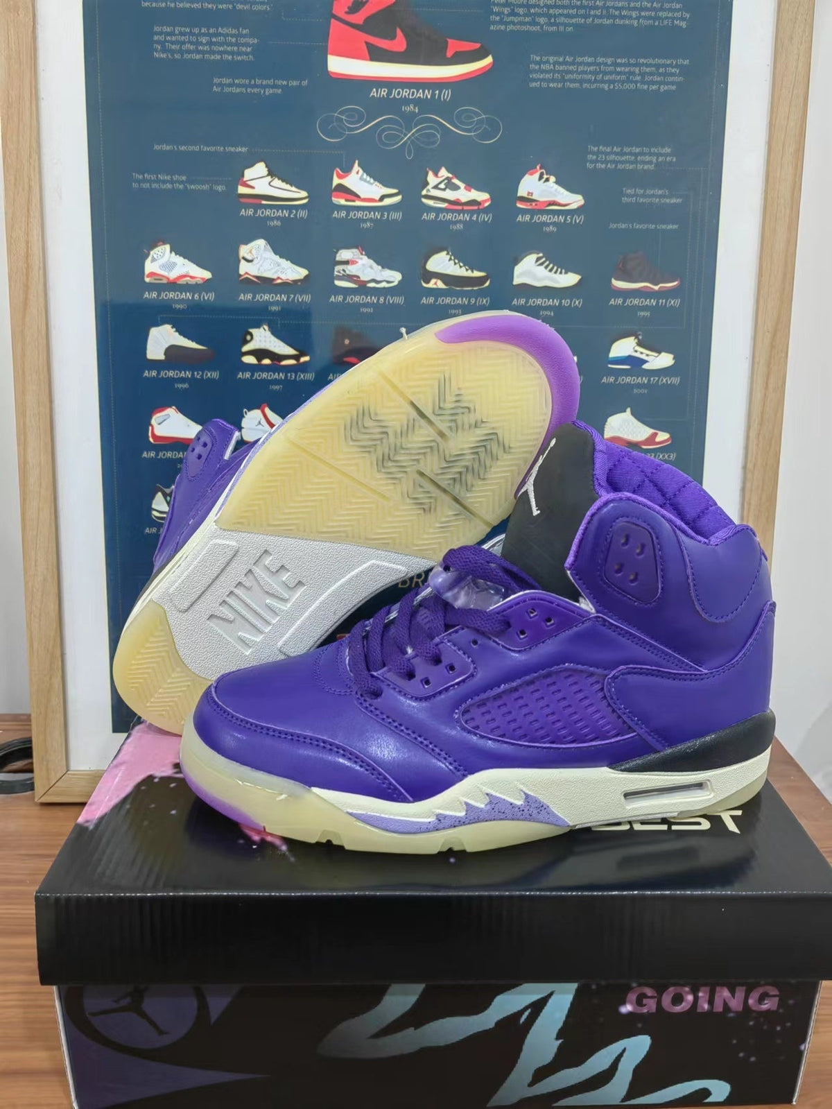 Jordan 5 High-Top Sneakers in Assorted Colorways