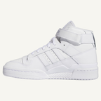Adidas Originals Men's White Forum Mid Sneakers, IG3754 (No Box)