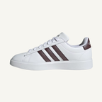Adidas Women's White/Aurora Metallic Grand Court 2.0 Sneakers, ID2978