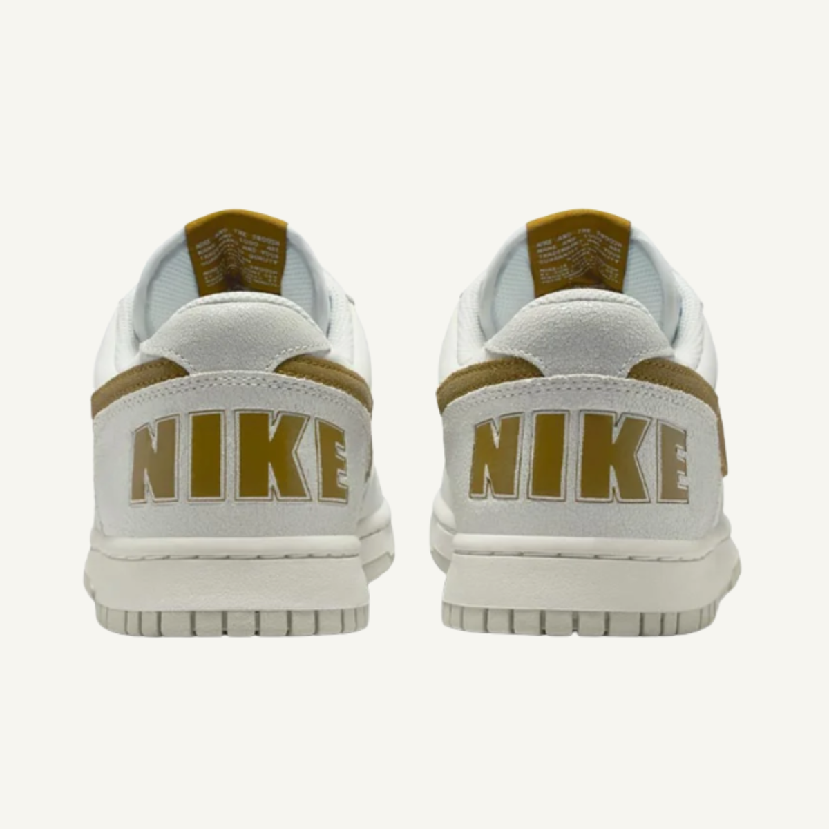 Nike Men's White Big Low Sneakers, 854166 100