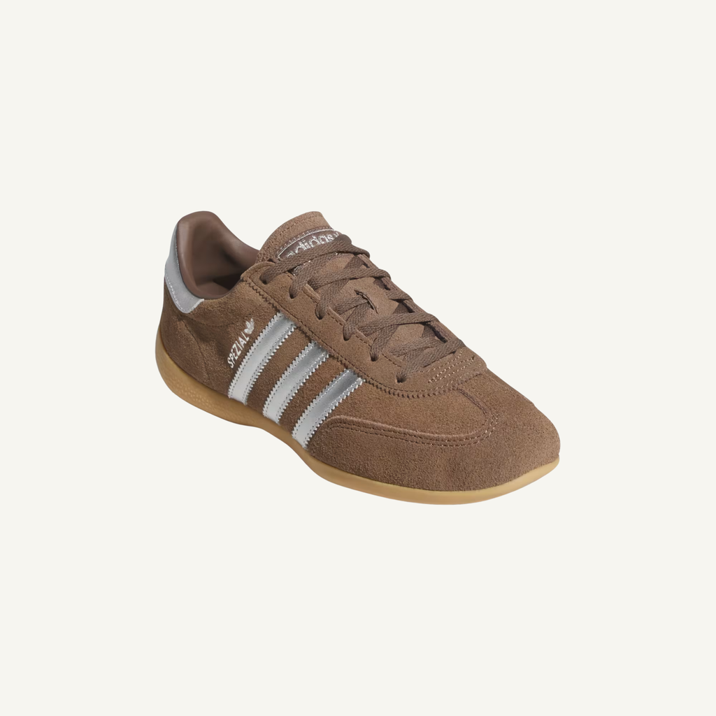 Adidas Originals Women's Brown/Silver Handball Spezial Lo Pro Sneakers, KI3519