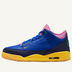 Jordan Men's Blue Air Jordan 3 Retro OG 'Brazil' Sneakers, IV4871 400