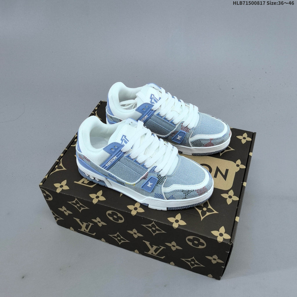 Louis Vuitton Archlight Sneaker in Blue Denim Print