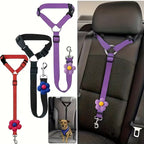 Adjustable Pet Car Safety Seatbelt Harness for Travel