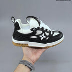 Louis Vuitton Trainer-Style Sneakers in Burgundy and White
