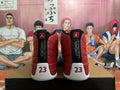 Jordan 12 High-Top Sneakers in Red and White