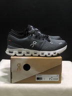 On Cloud X 4 Sneakers in Black and Dark Grey