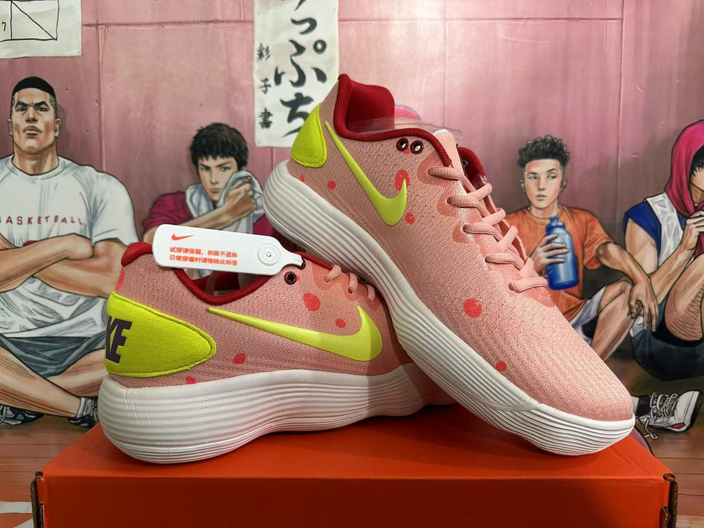 Nike Basketball Shoes in Pink and Volt