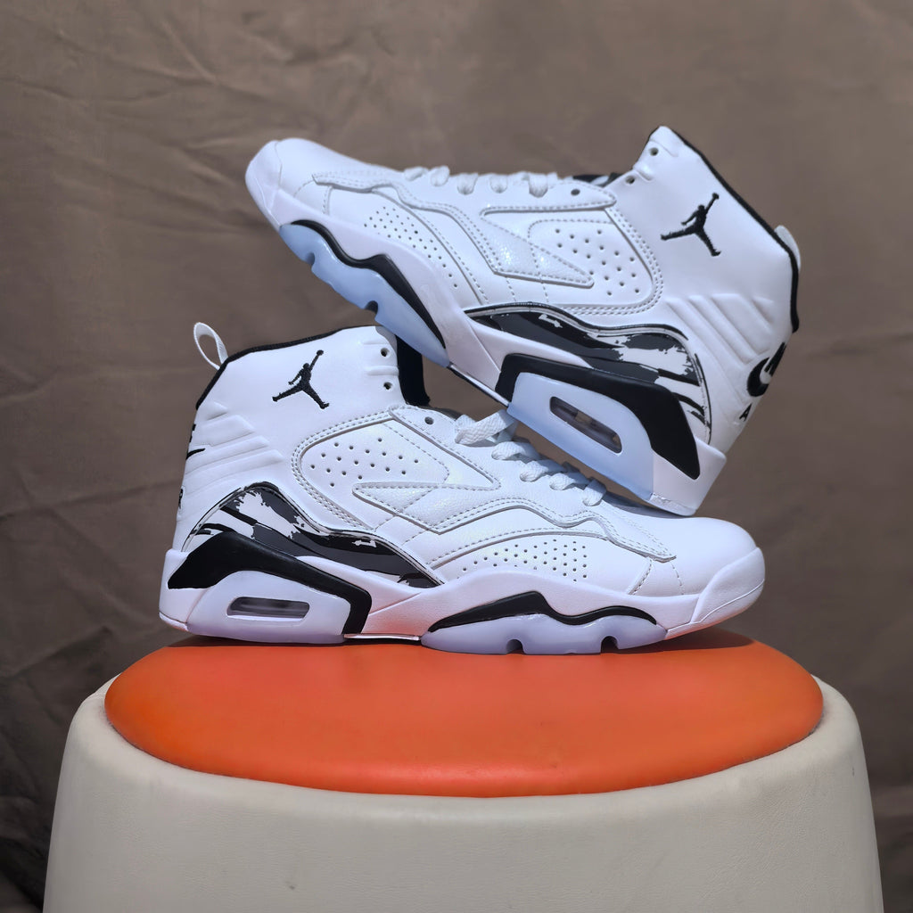 Jordan 6 Retro High-Top Sneakers White and Black