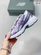 New Balance 740 Sneakers White and Purple