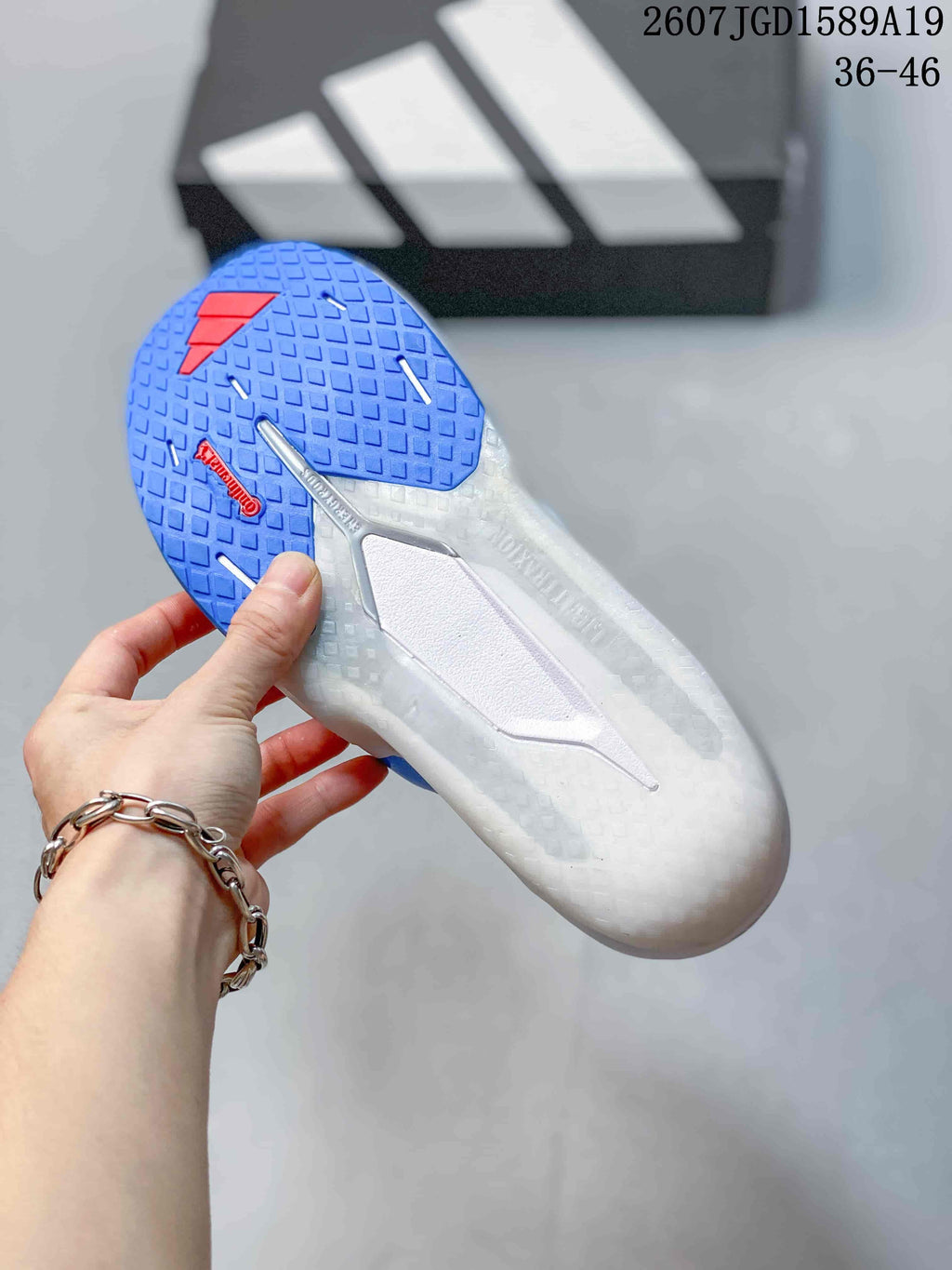 adidas Adizero Dropset Pro Training Sneakers White Red Blue