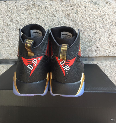 Jordan Air Jordan 7 Sneakers Black Red Gold