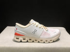 On Cloud X 4 Ivory Salmon Running Sneakers