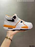 Nike Air Flight 89 White Orange Black Sneakers