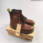 Dr. Martens 1460 Platform Lace-Up Boots, Black and Brown