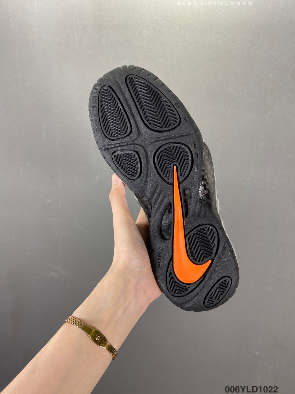 Nike Air Foamposite Pro Halloween Silver Black Orange Sneakers