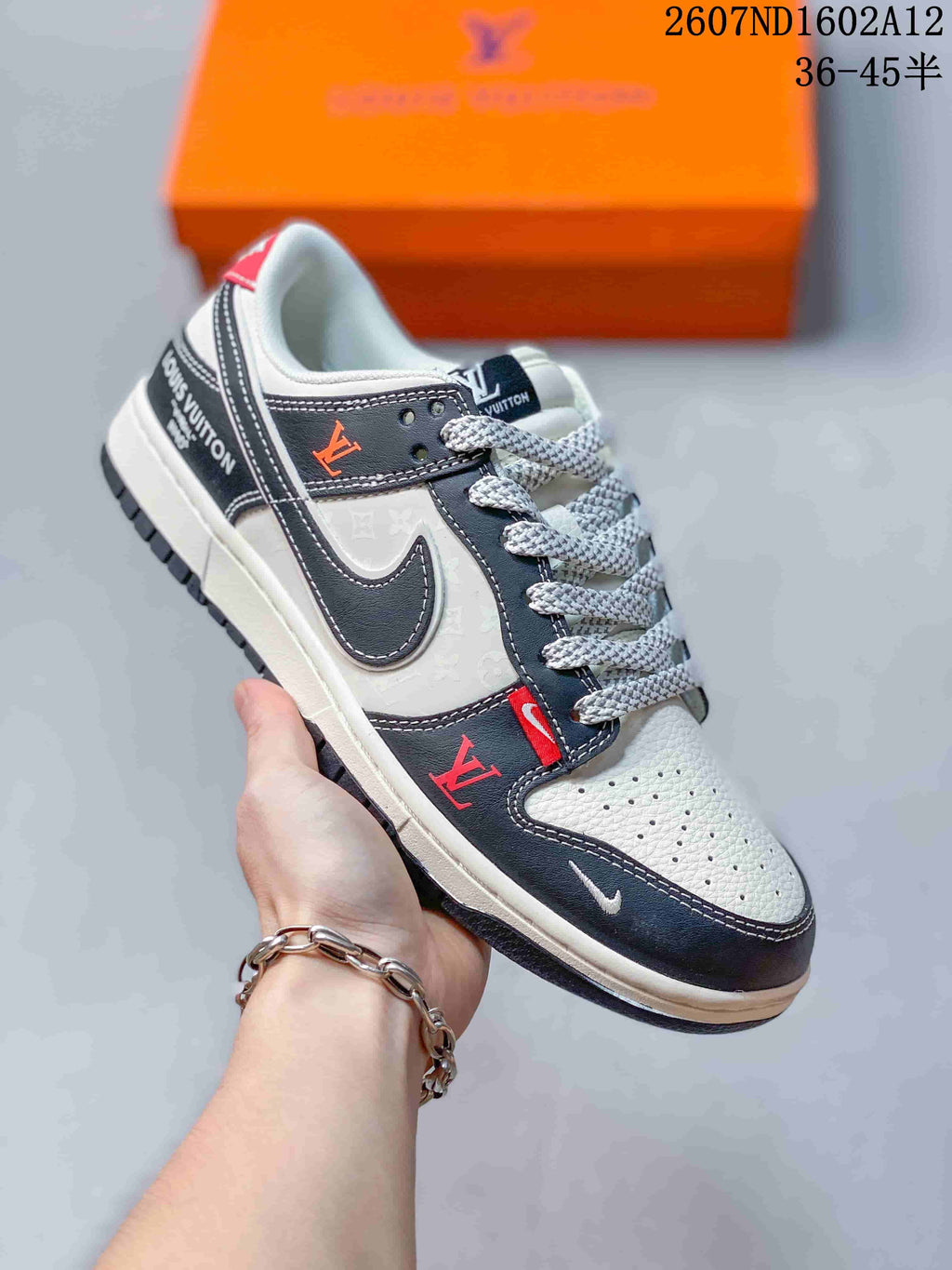 Nike SB Dunk Low Black White Red Sneakers