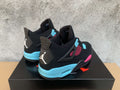 Jordan 4 Retro Sneakers Black, Pink and Blue