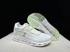 On Cloudnova 2 Sneakers in White and Sage