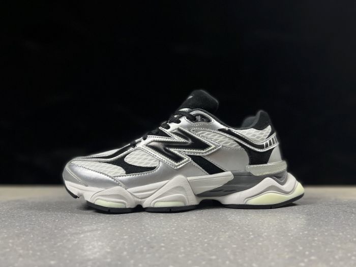 New Balance 9060SP Sneakers in Silver, White and Black