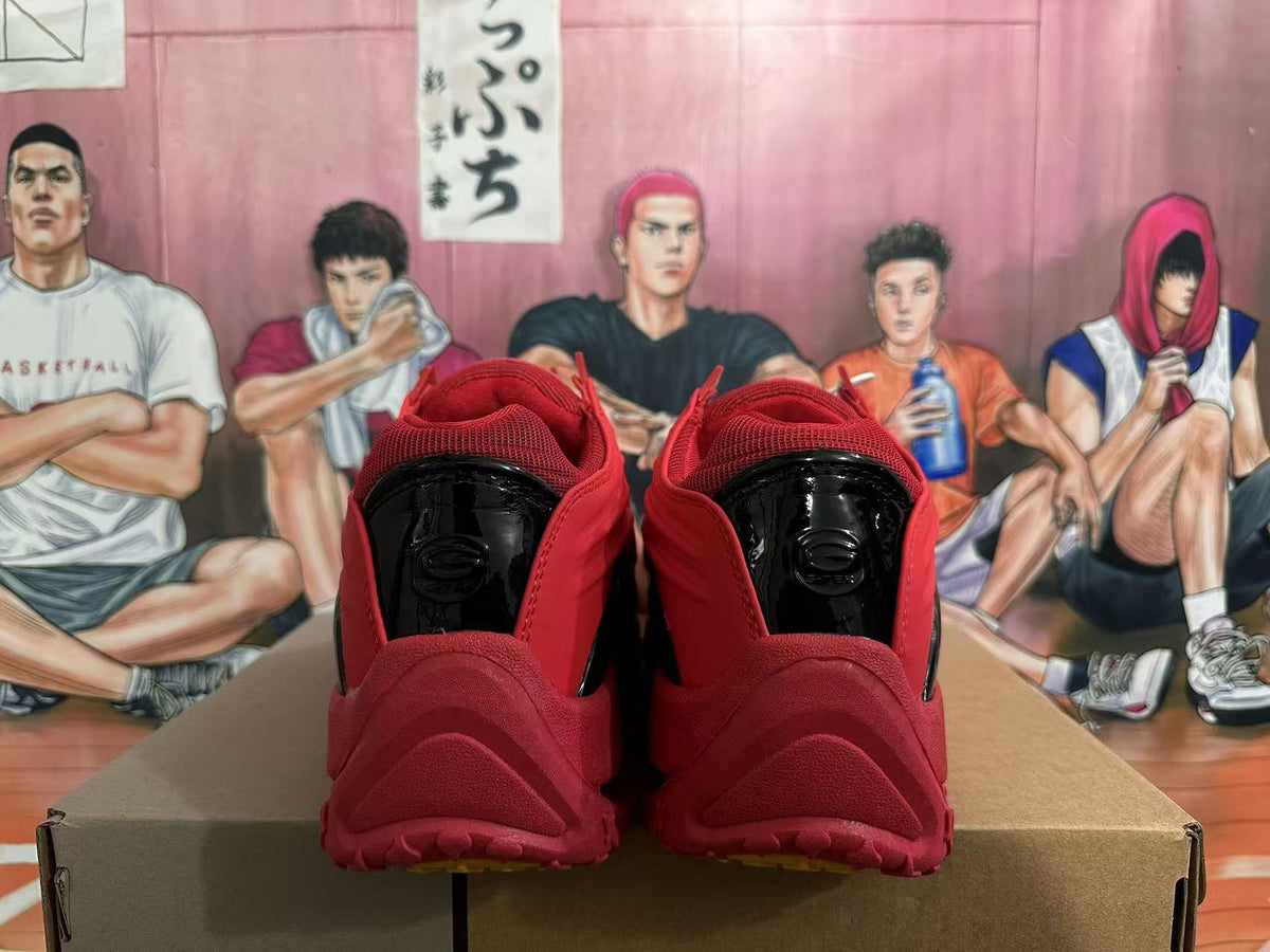 Nike Air Flightposite Red and Black Basketball Shoes