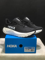 HOKA Arahi 8 Black and White Running Shoes