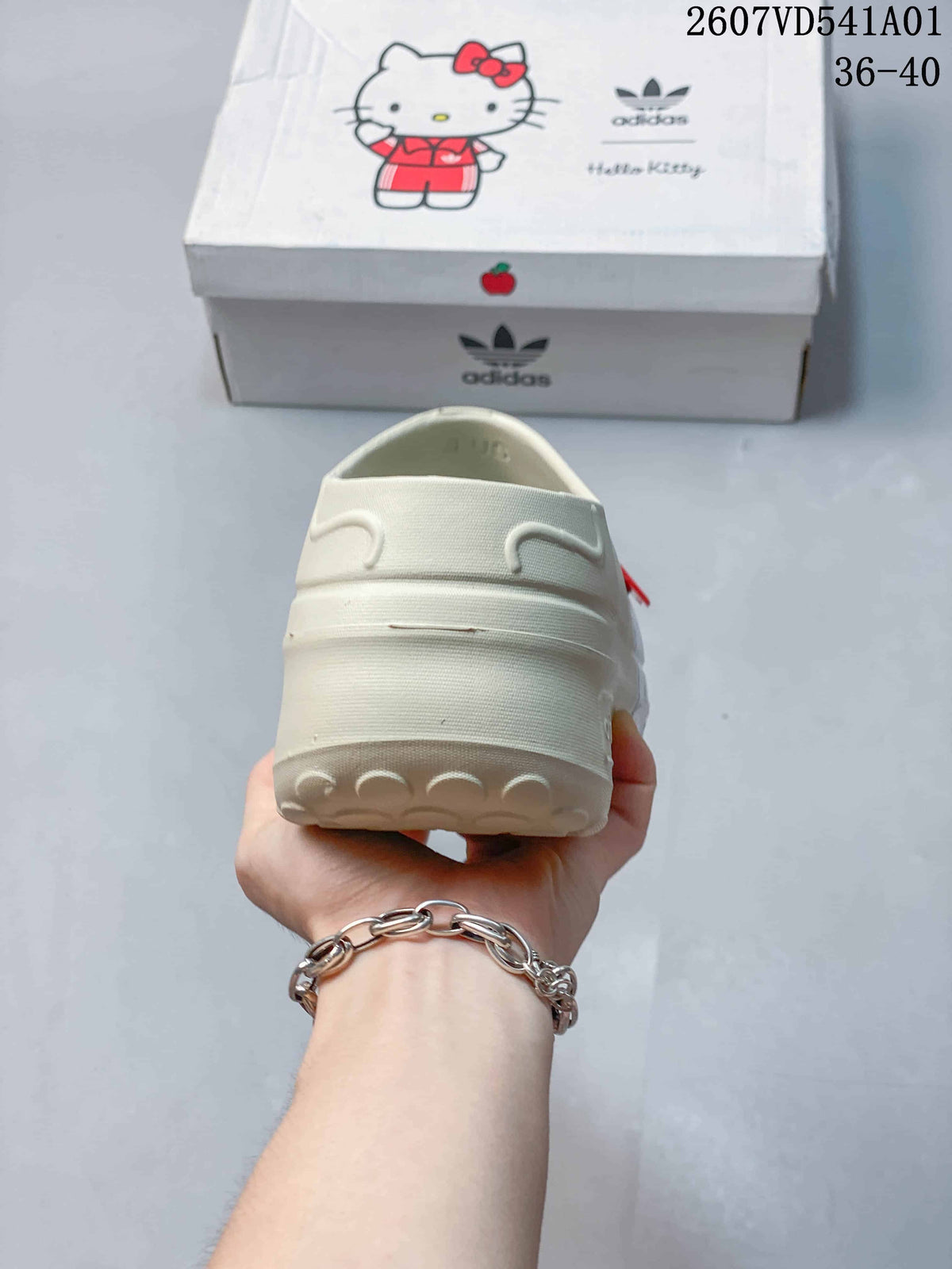 adidas x Hello Kitty Platform Mule Clogs, Cream, 07VD541A01