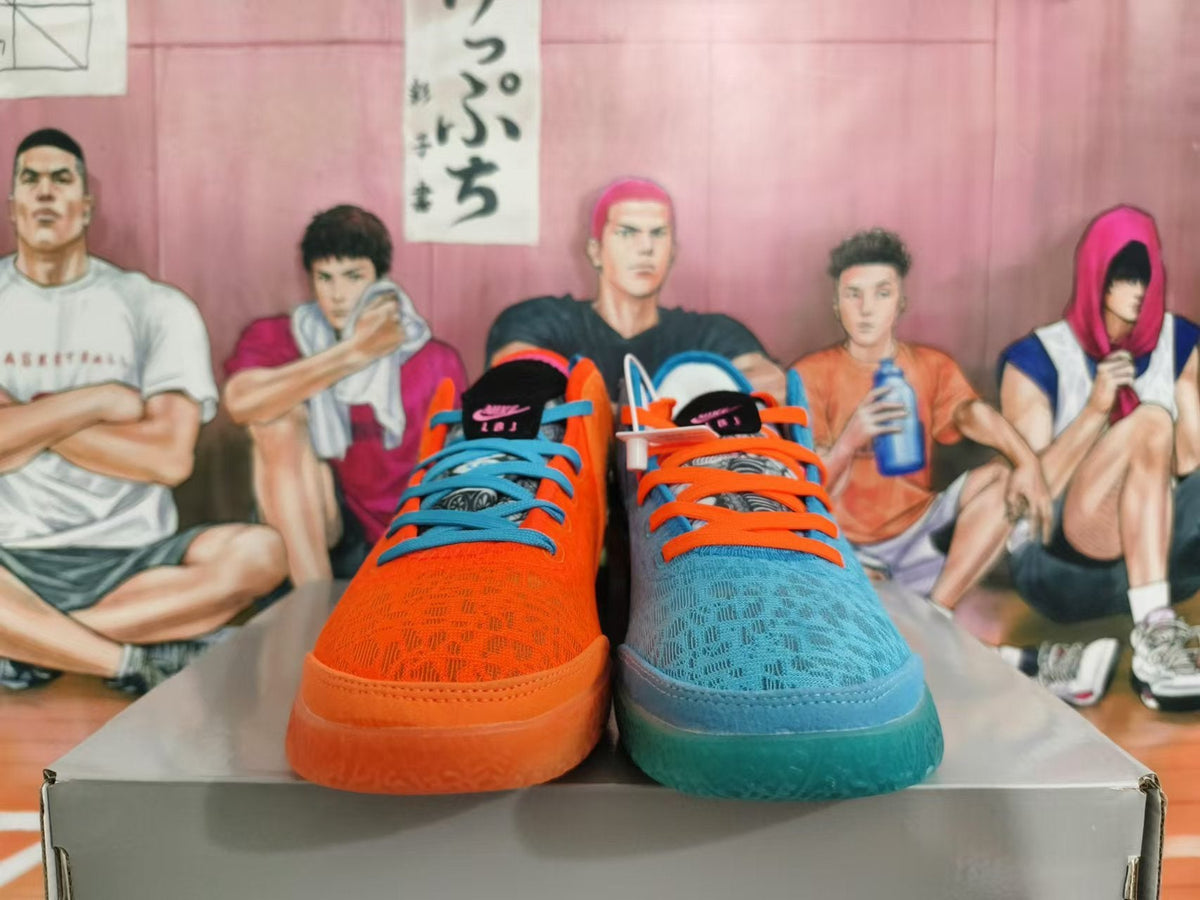 Nike Kobe 8 Basketball Shoes in Orange and Blue