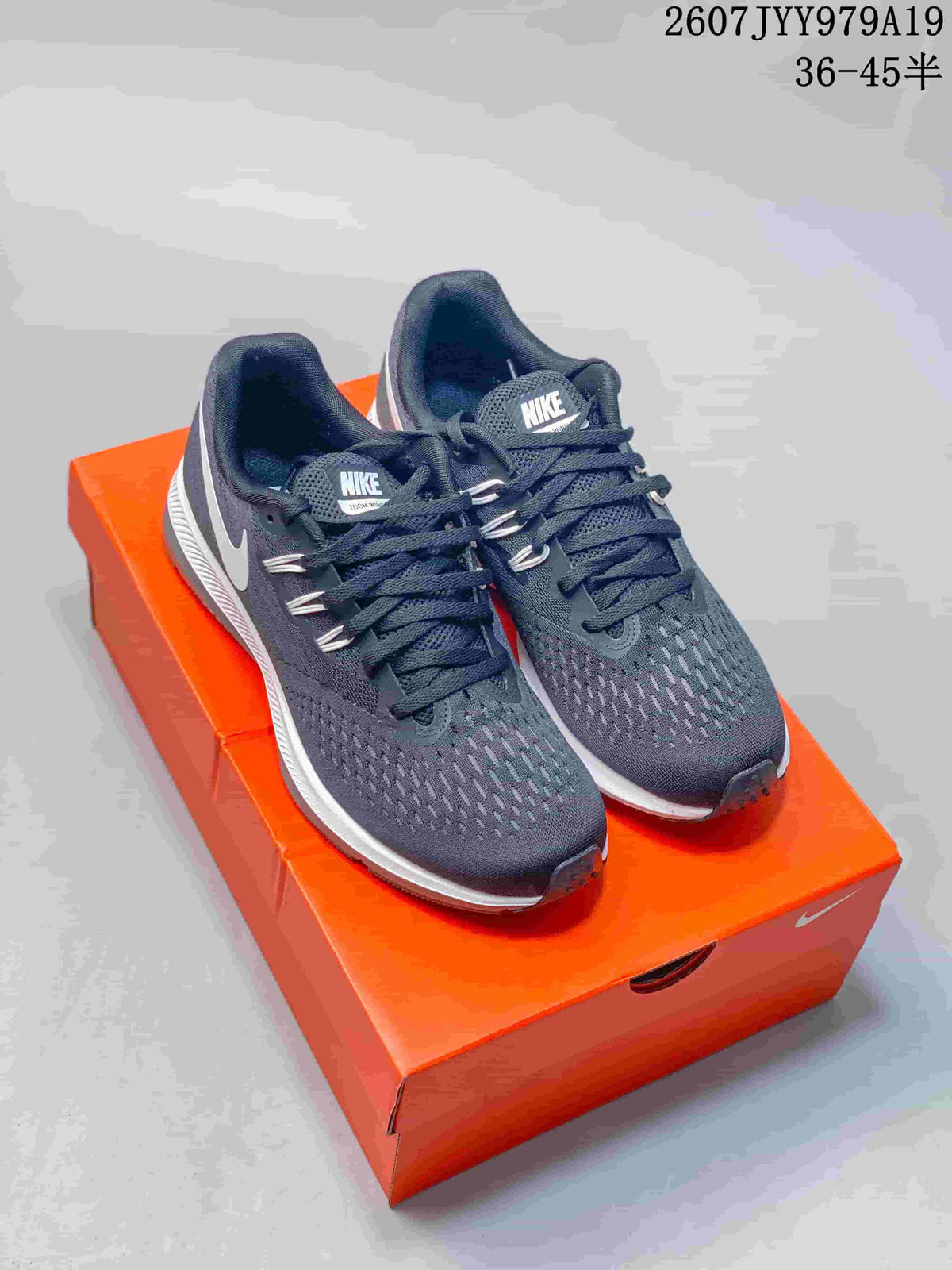 Nike Air Zoom Winflo 5 Running Shoes Dark Gray White