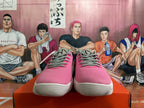 Nike Pink and Grey Low-Top Sneakers