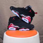 Jordan 6 Retro Black Red High-Top Sneakers