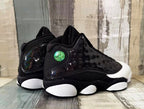 Jordan 13 Black Iridescent Basketball Sneakers