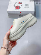 adidas x Hello Kitty Platform Mule Clogs, Cream, 07VD541A01