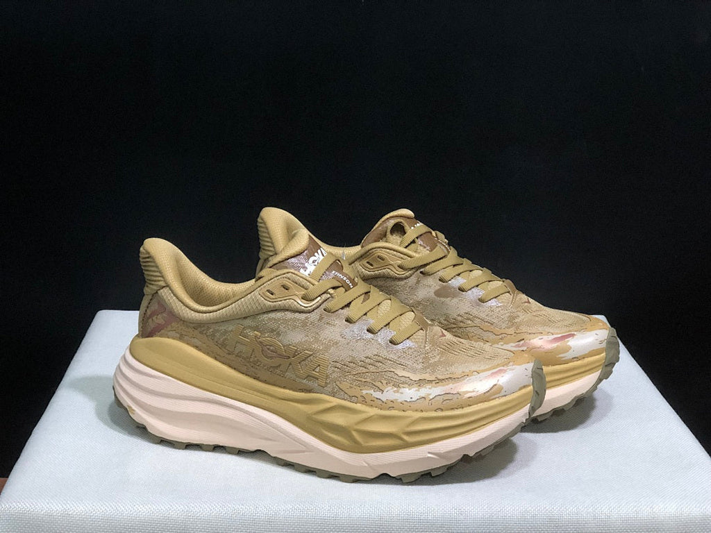 HOKA Stinson 7 Trail Running Shoes, Sand Camo