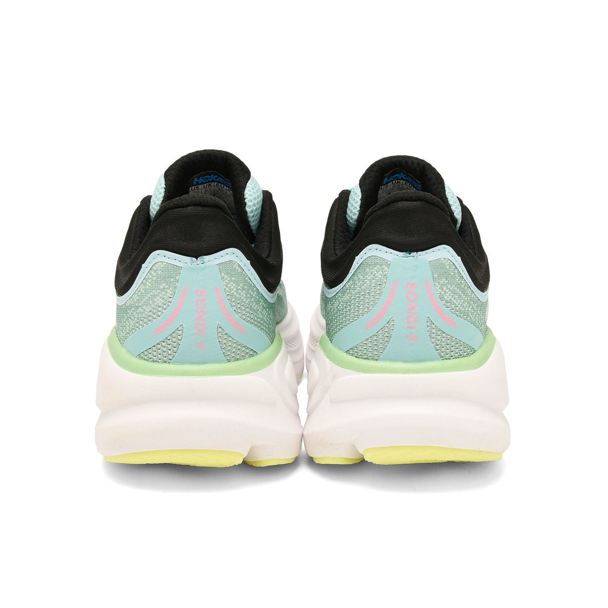HOKA Bondi 9 Running Shoes in Seafoam Green