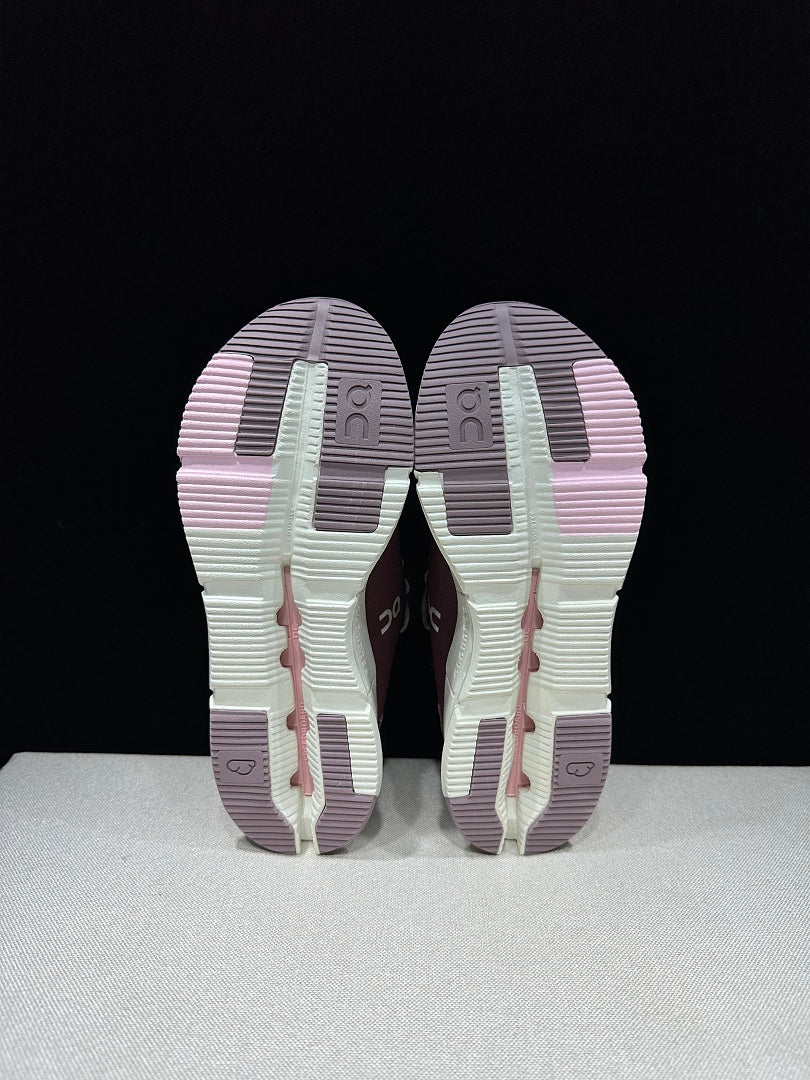 On Cloudnova 2 Sneakers in Maroon and Peony