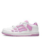 AMIRI Low-Top Sneakers in White and Pink