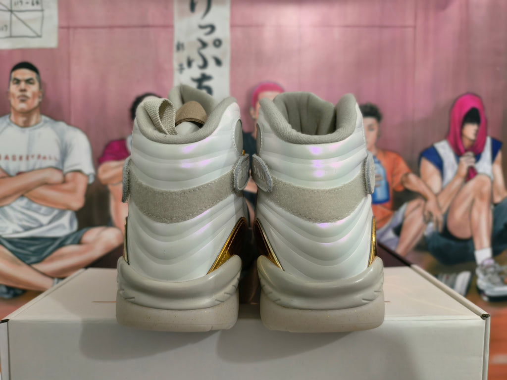Jordan Air Jordan 8 Champagne Gold High-Top Sneakers