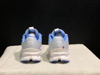 On Cloudsurfer Running Shoes, Heather White and Blue