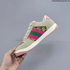 Gucci Distressed Screener Low-Top Sneakers