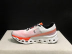 On Cloudmonster 2 Running Shoes in White and Orange