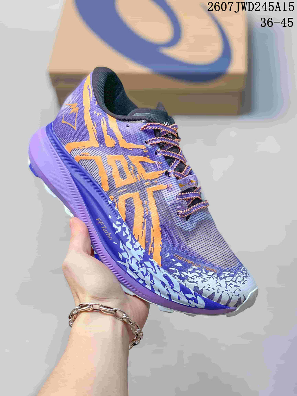 ASICS GEL Magic Speed 4 Purple Orange Sneakers 2607JWD245A15