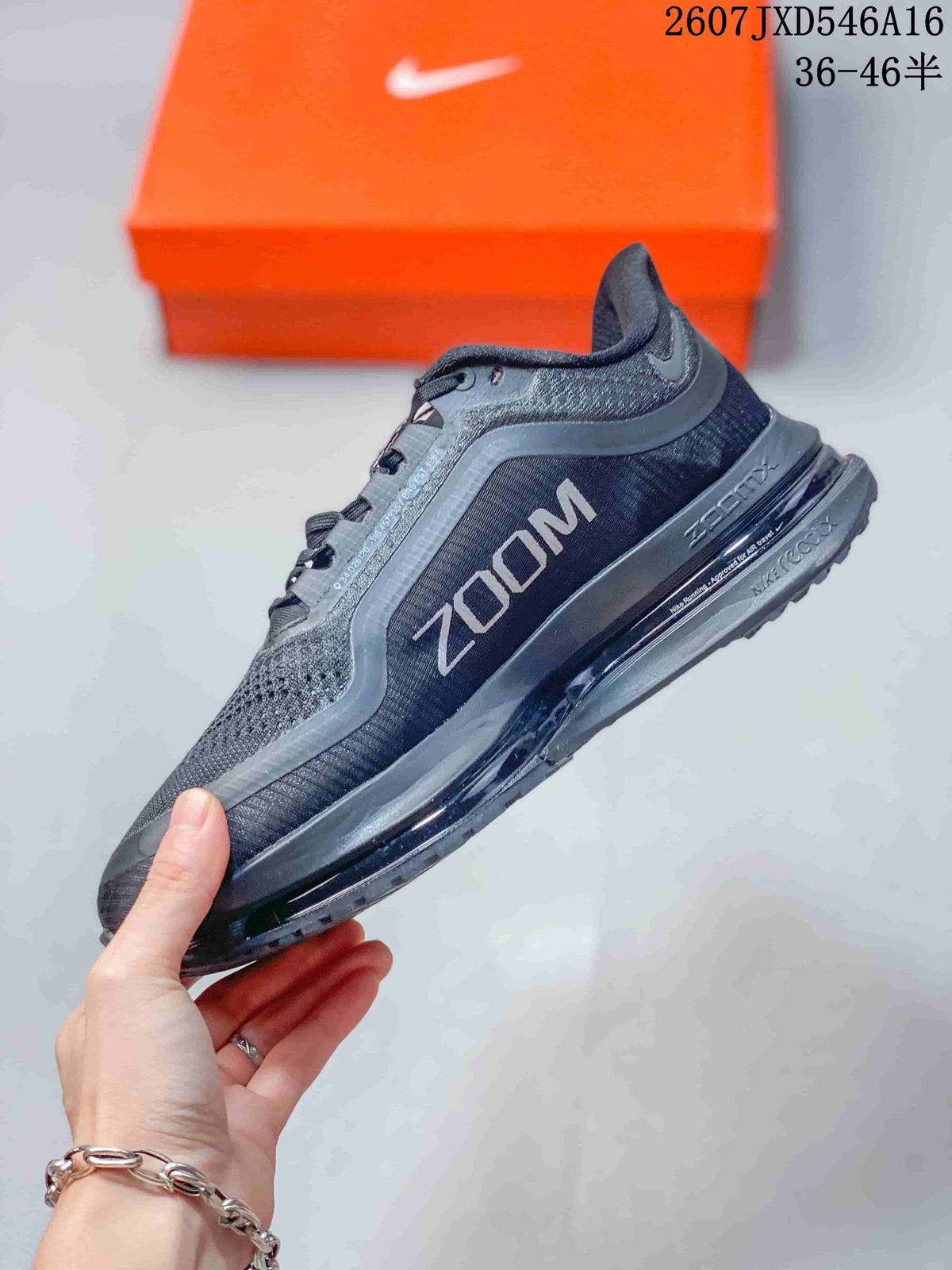 Nike Zoom Running Sneakers in Black and Gray