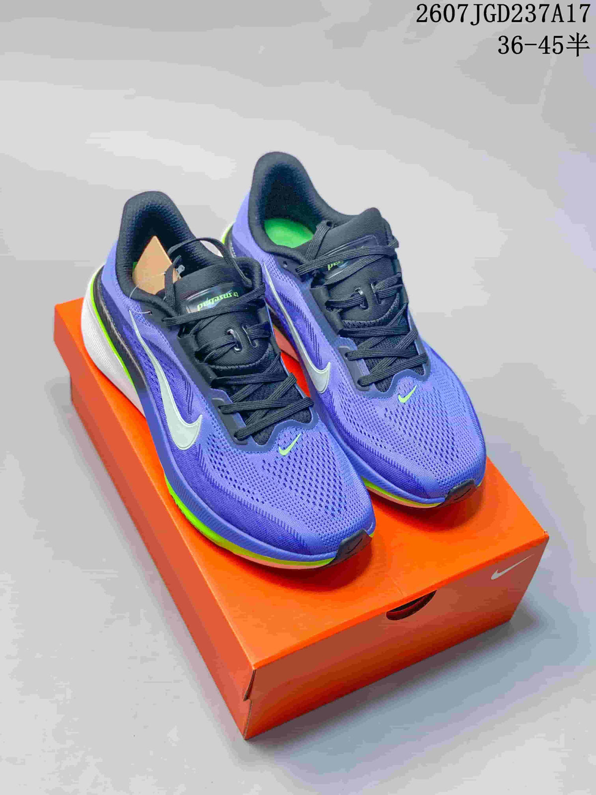 Nike Air Zoom Pegasus 42 Running Shoes Purple Blue IB1873-020